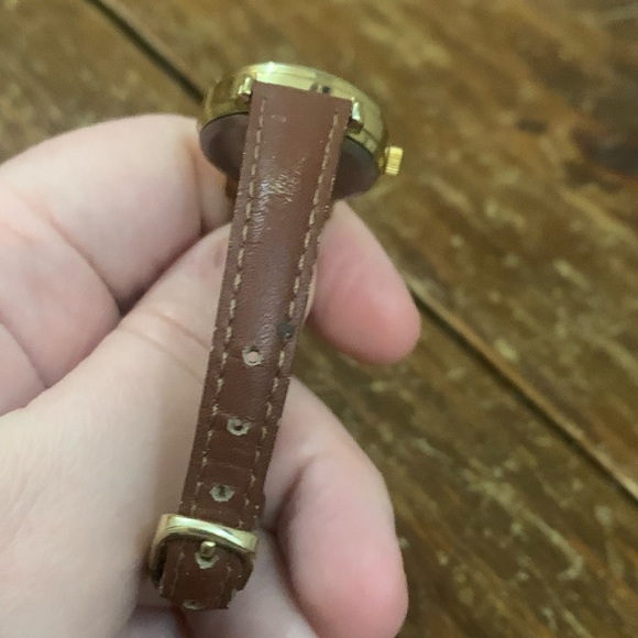 Vintage Acqua Indiglo Analog Watch‎ Gold Tone WR30M - Not Tested - Picture 6 of 8